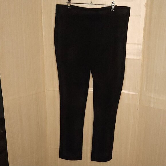 Andrew Marc Suede Feel Heavyweight Leggings Large - Picture 4 of 9